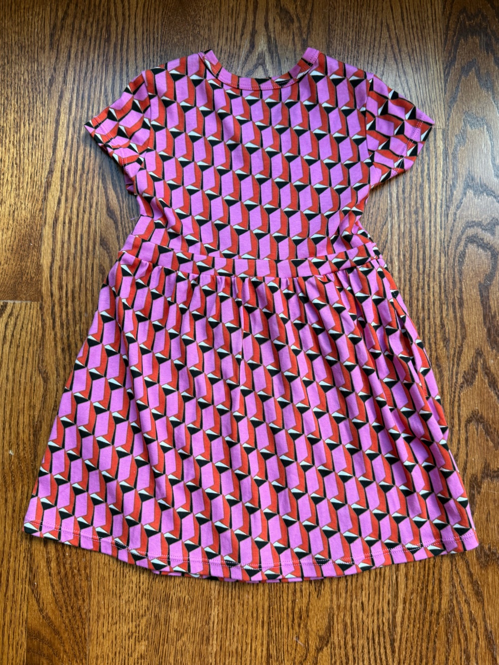 Target x DVF Pink Geometric Wrap Dress 3T - Picture 3 of 9